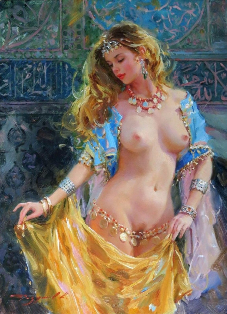 Constantine Razumov. The girl with Golden veil.