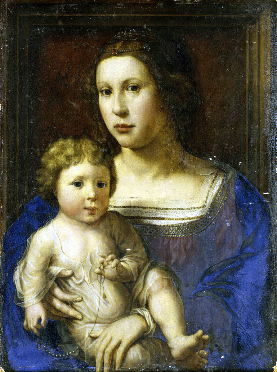 Jan Gossaert. The Madonna and child