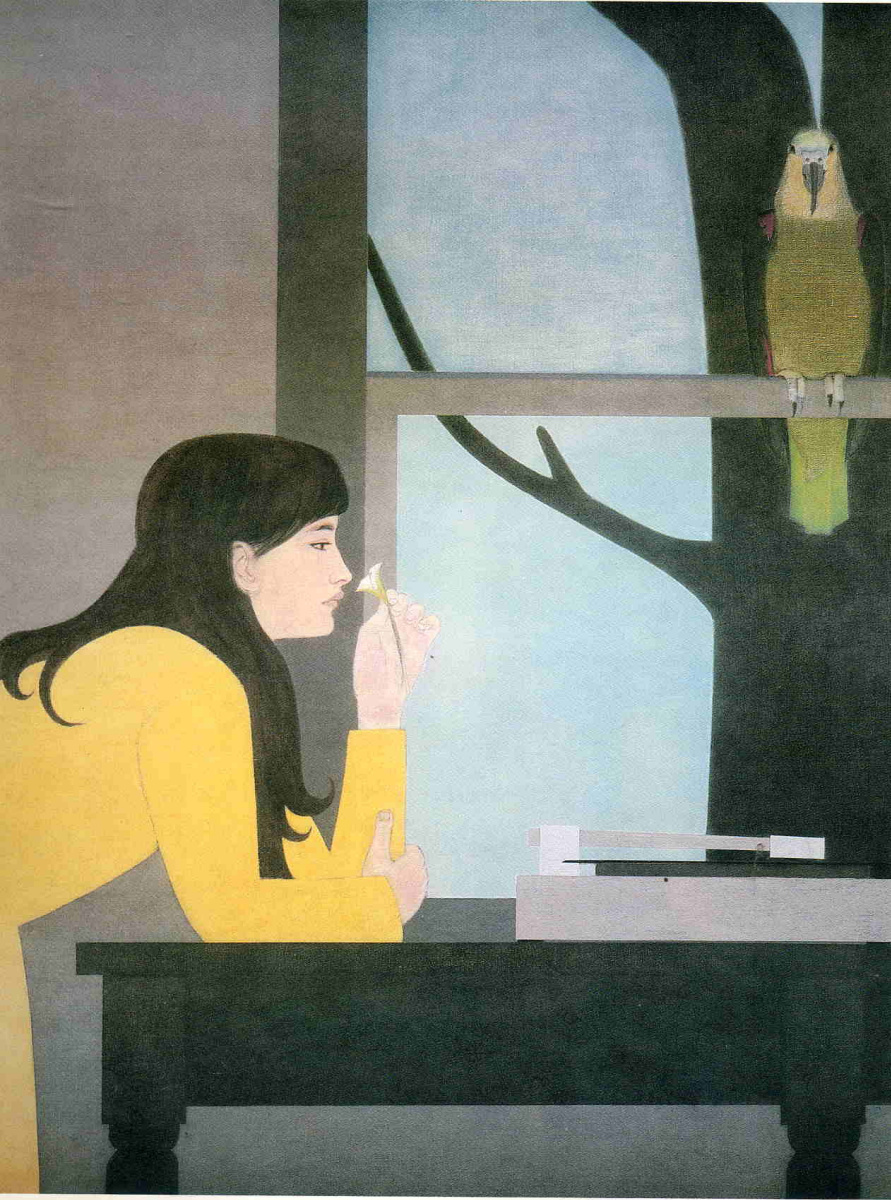 Will Barnet. The girl in yellow