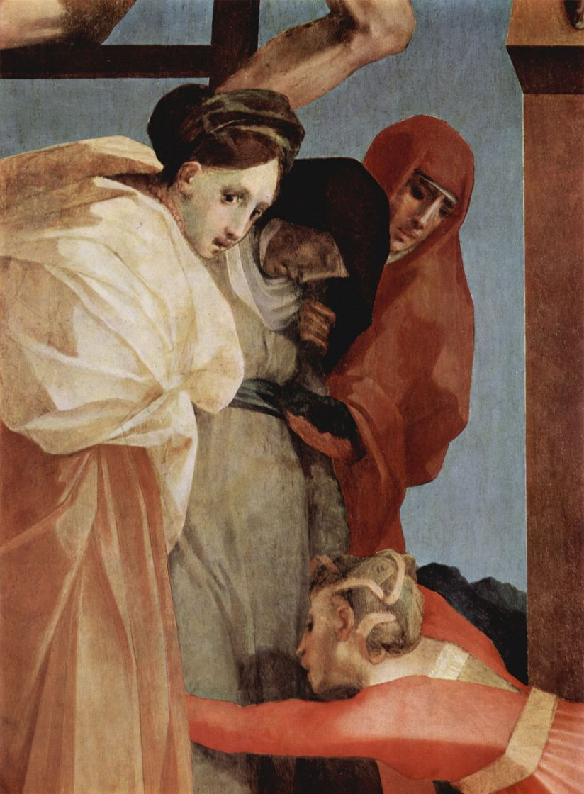 Fiorentino Rosso. The descent from the cross, detail