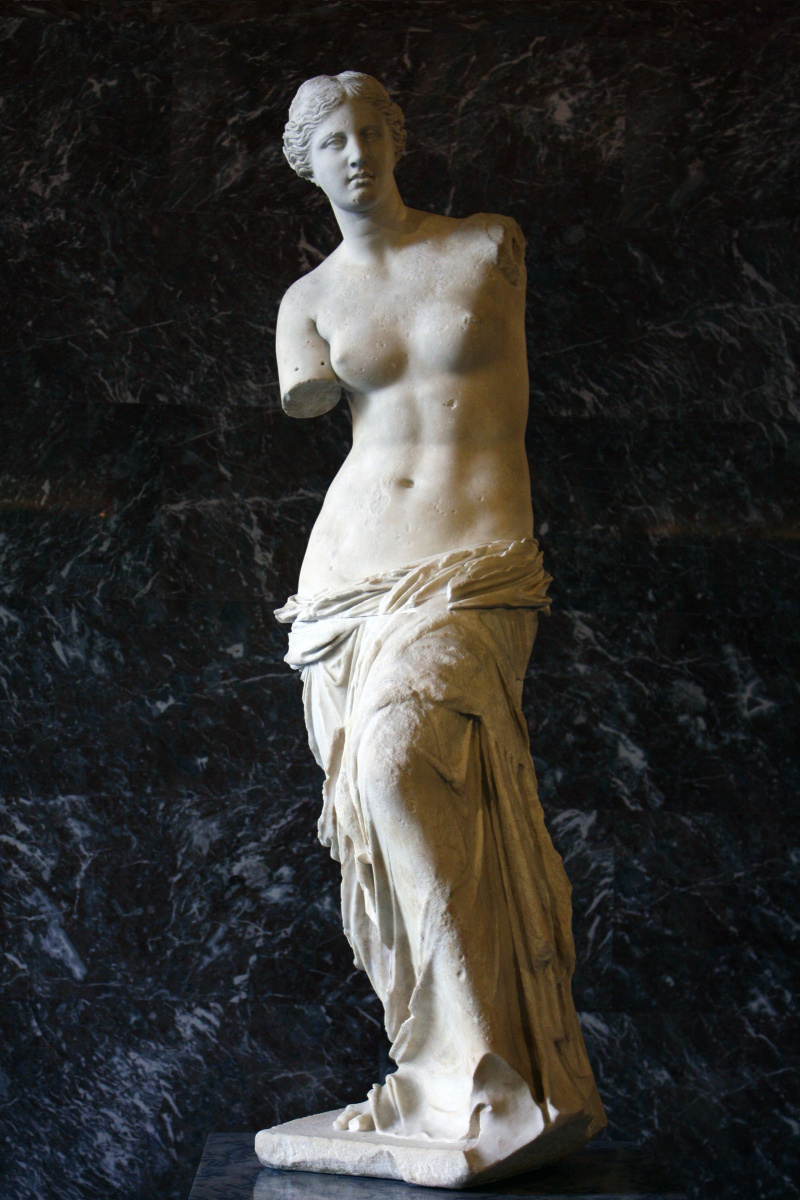 Masterpieces of unknown artists. Vénus de Milo