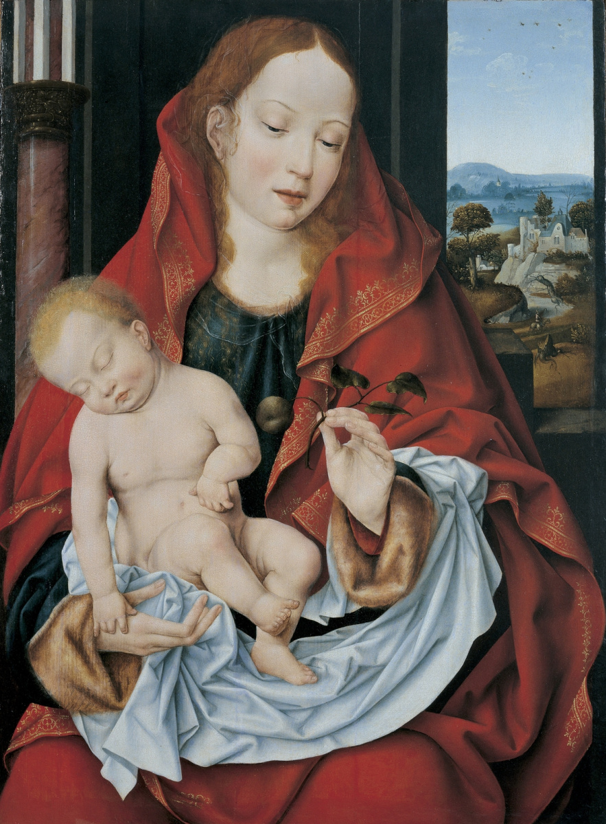 Jos van Kleve. The Madonna and child.