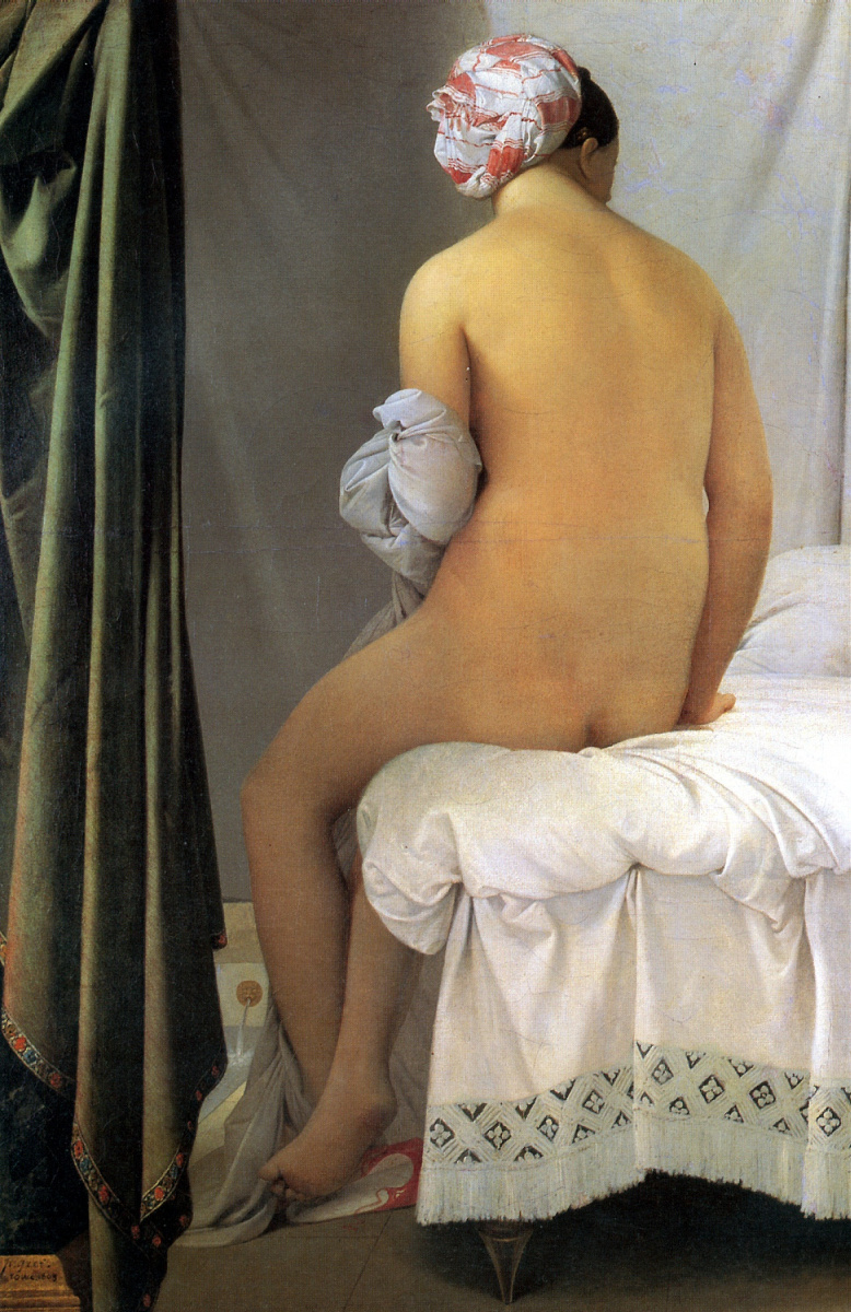 Jean Auguste Dominique Ingres. Seated bather (bather of Valpincon)