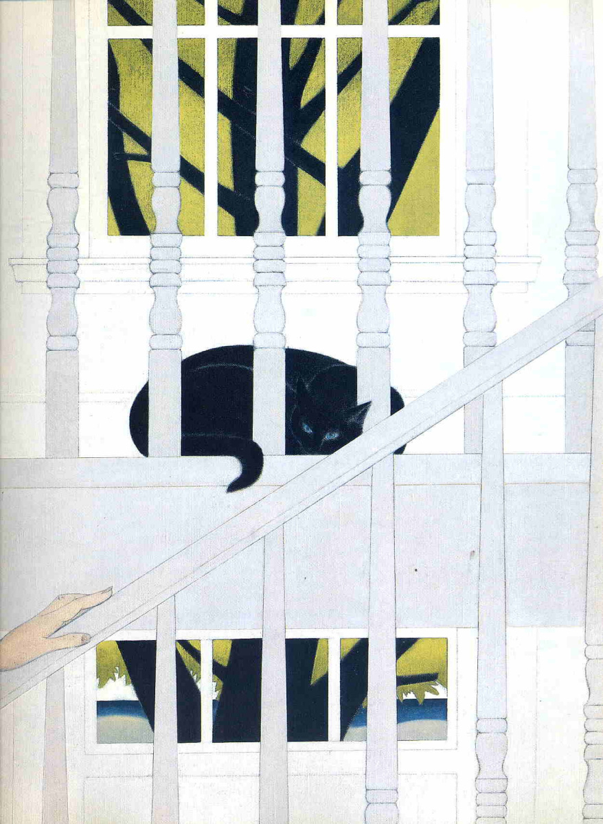 Will Barnet. Black cat