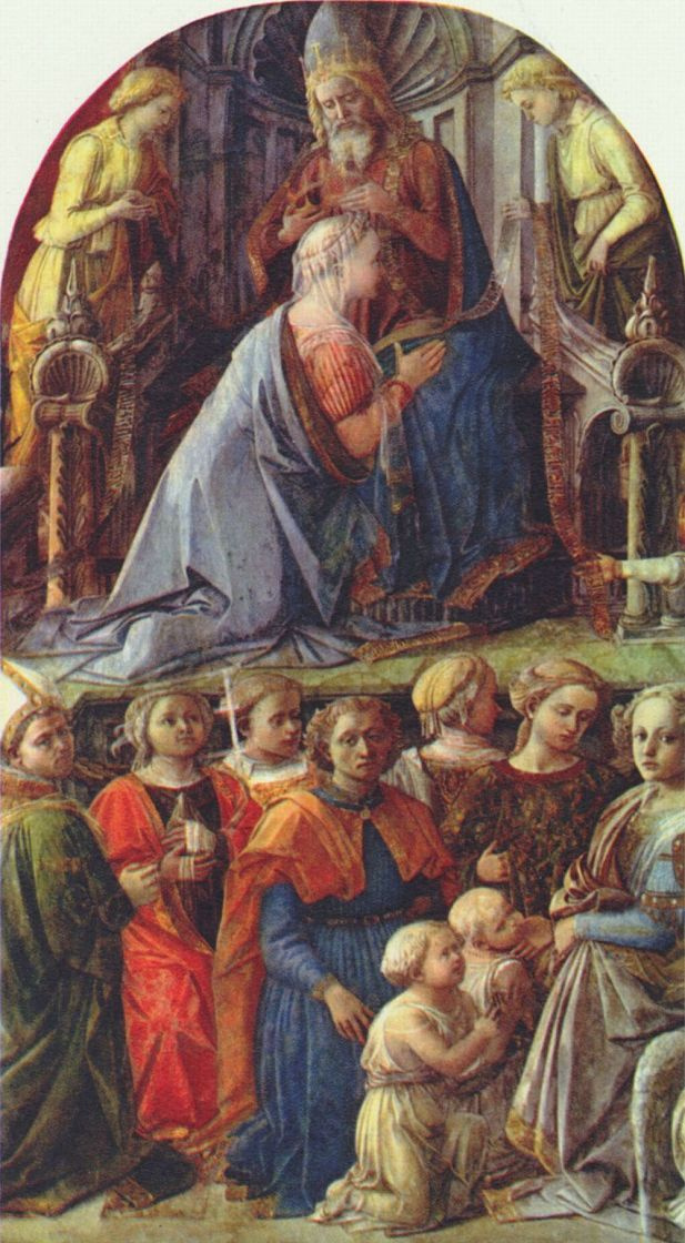 Filippino Lippi. The Crowning Of Mary
