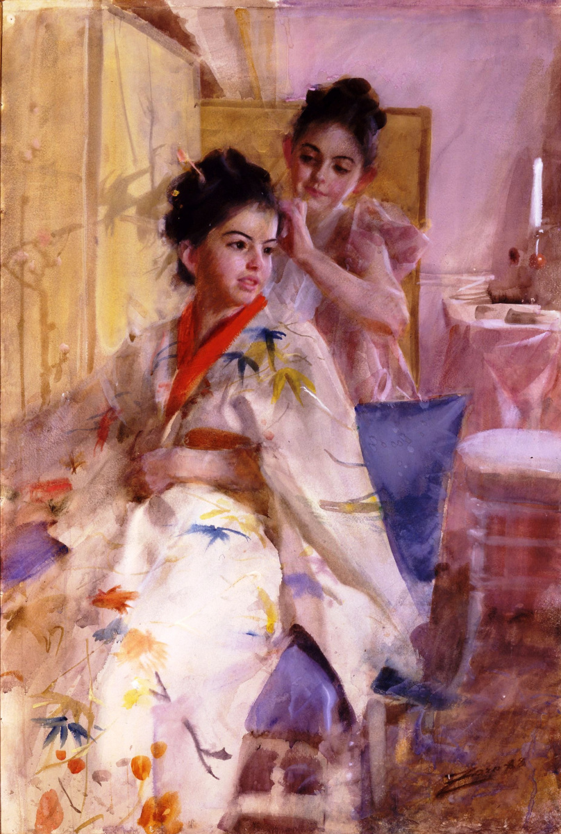 Anders Zorn. Hermanas salomon