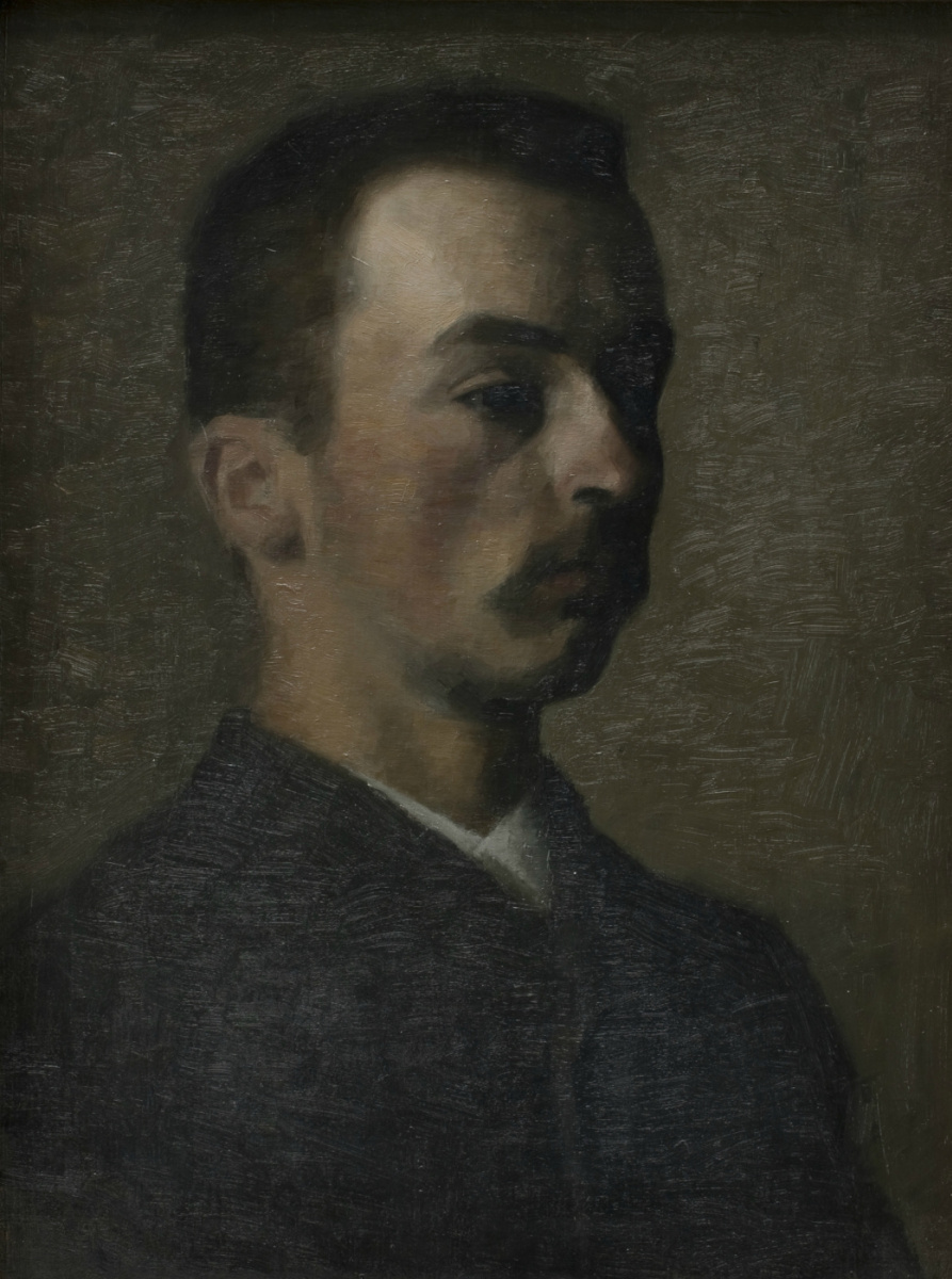 Vilhelm Hammershøi. Self-portrait