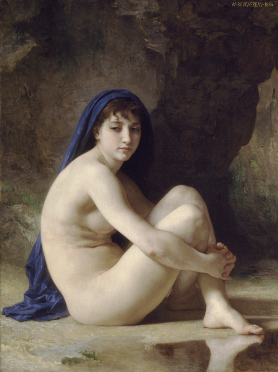 William-Adolphe Bouguereau. Nude bather