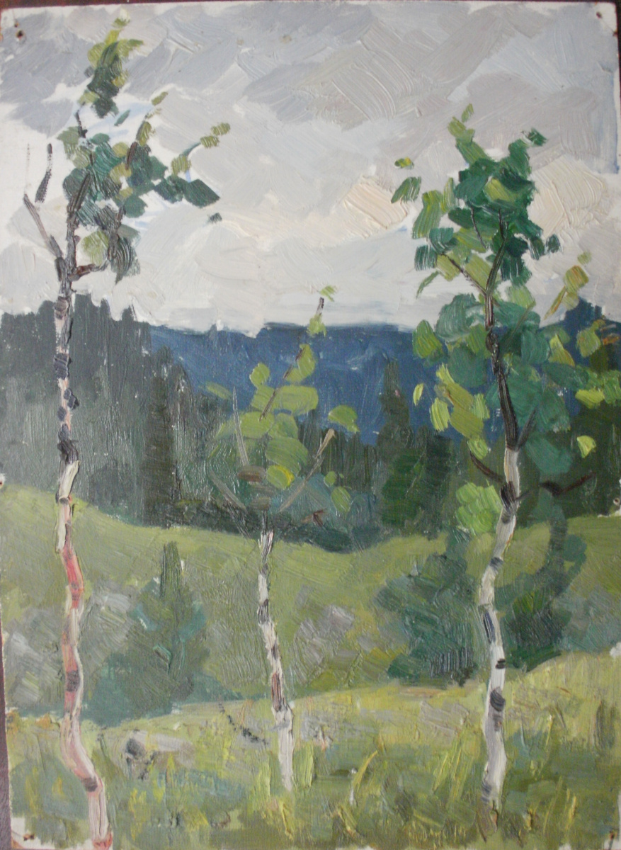 Nina Vasilievna Sedova. Birches