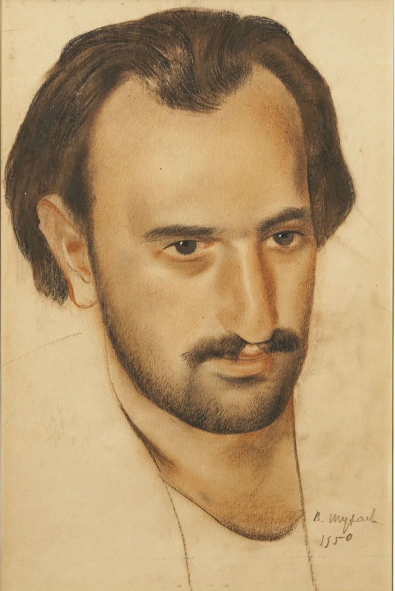 Vasily Ivanovich Shukhaev. A.Vepkhvadze的肖像