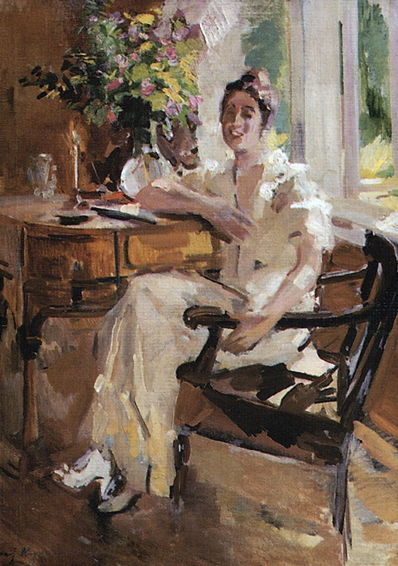 Konstantin Korovin. The lady in the chair