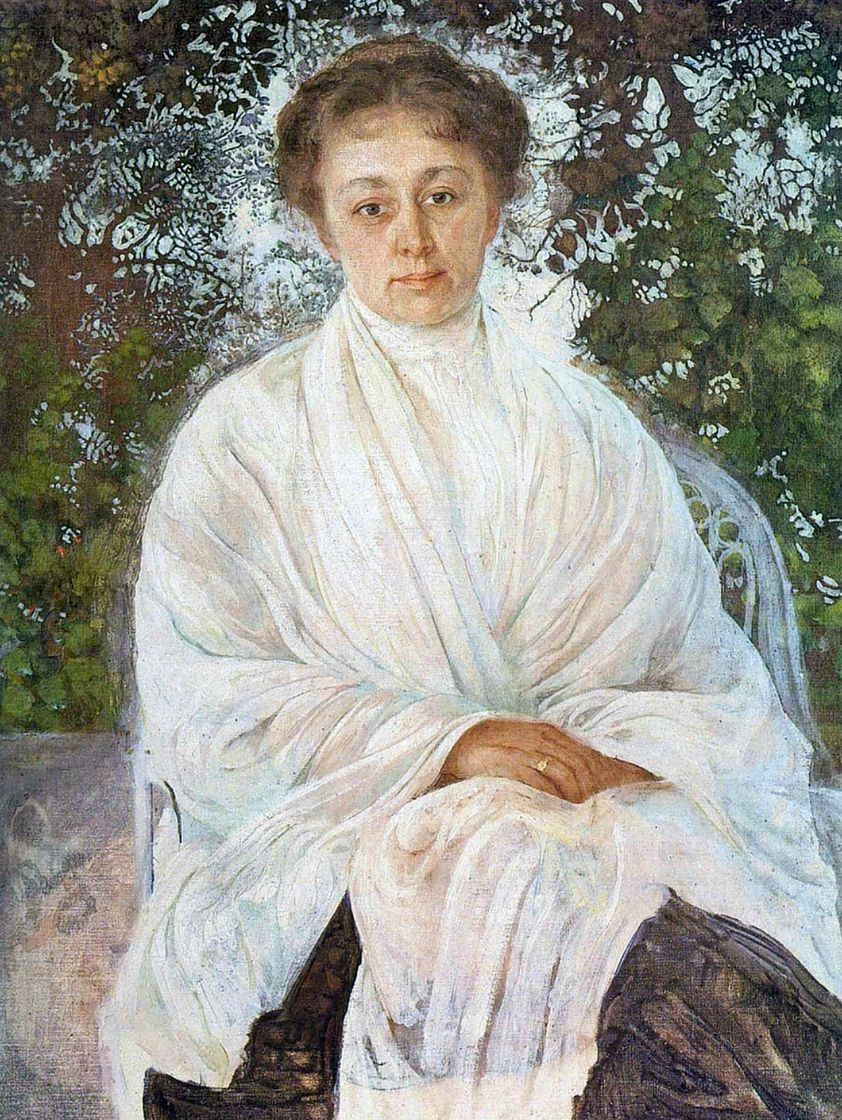 Isaac Brodsky. Portrait of Maria Fedorovna Andreeva