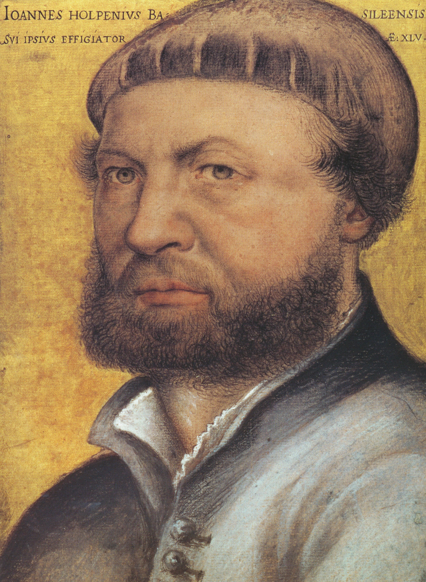 Hans Holbein The Younger. Self-portrait