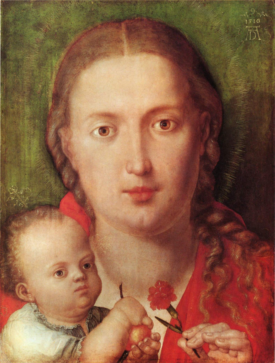 Albrecht Dürer. Maria with Carnation