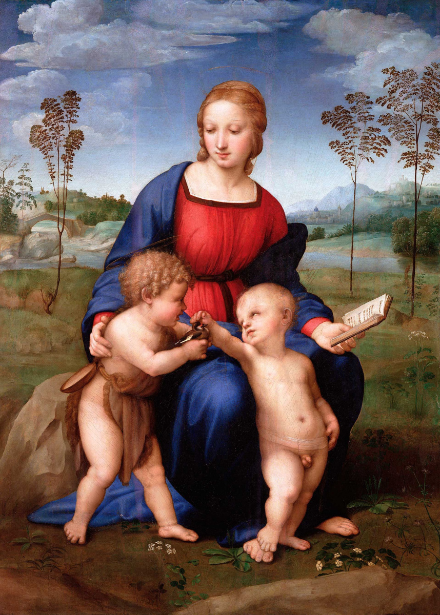 Raphael Sanzio. Madonna with goldfinch