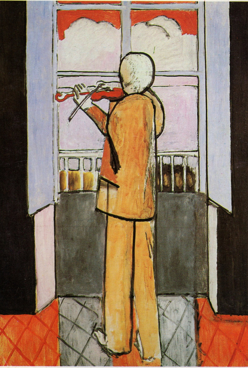 Henri Matisse. Violinist at the window