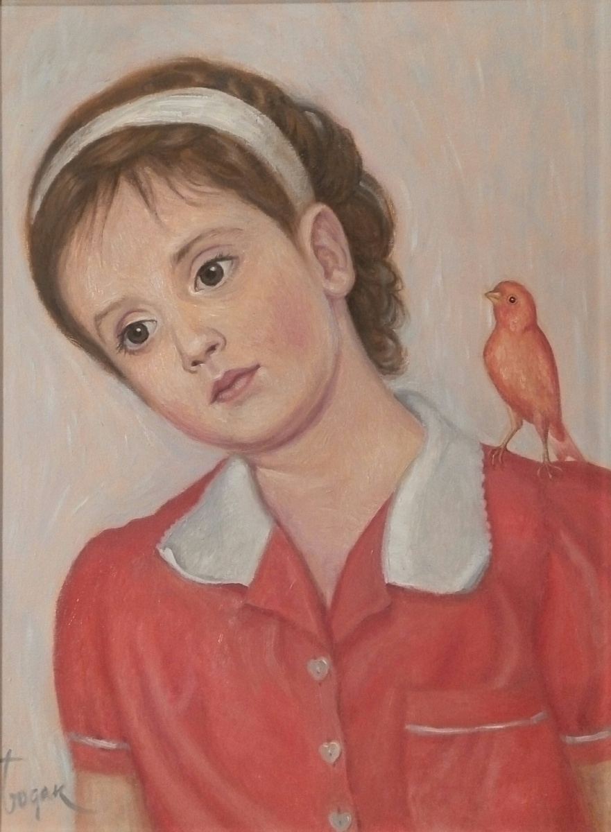 Yuri Bodak. Girl with a Canary
