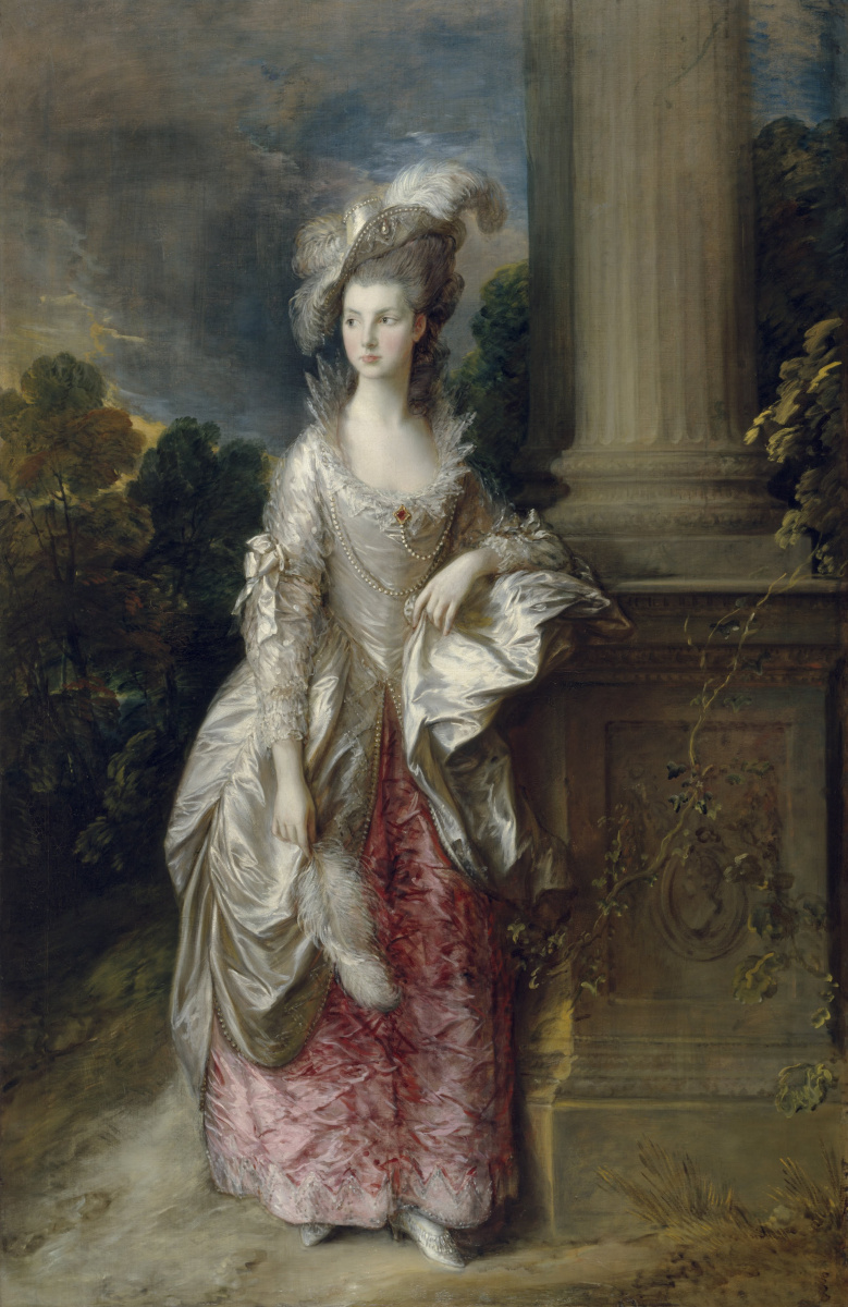 Thomas Gainsborough. Portrait of Mrs. Mary Graham