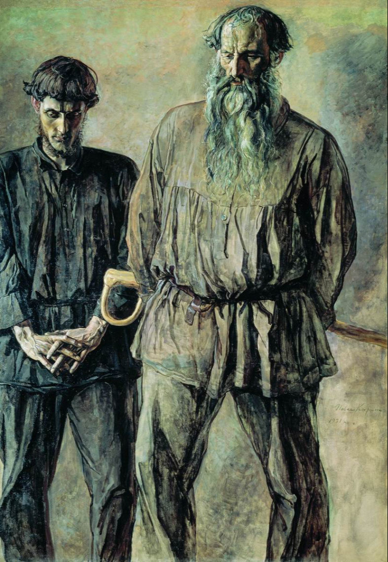 Pavel Dmitrievich Korin Russia 1892 - 1967. Father and son. State Tretyakov Gallery, Moscow