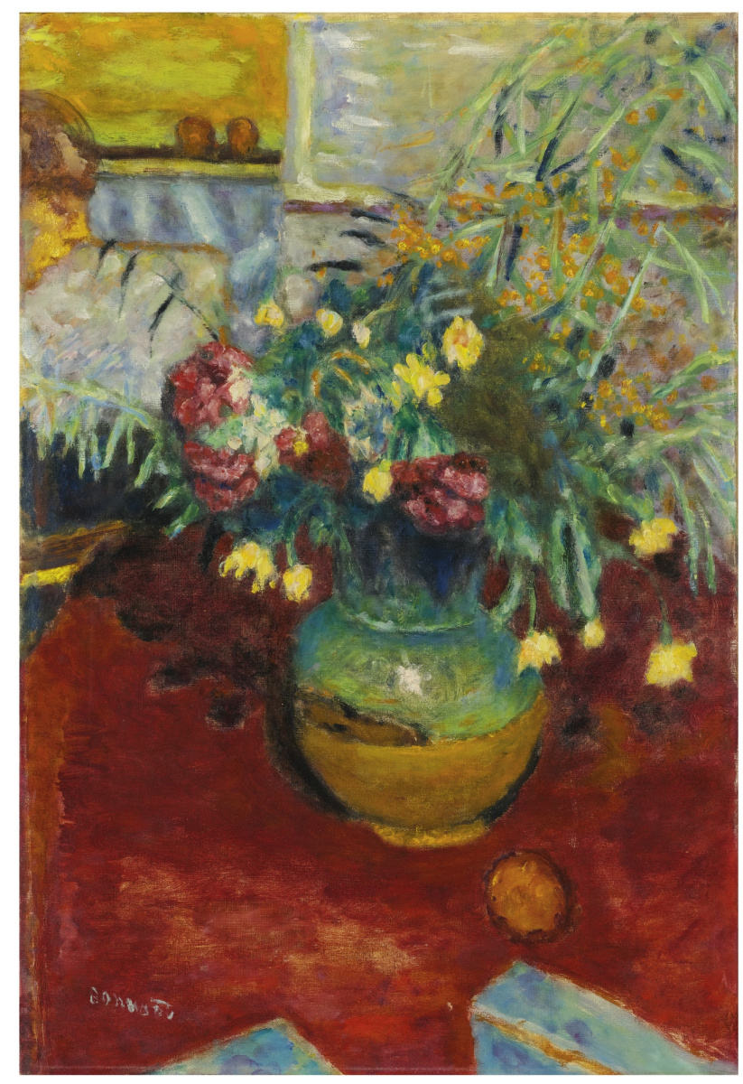 Pierre Bonnard. Vase with flowers