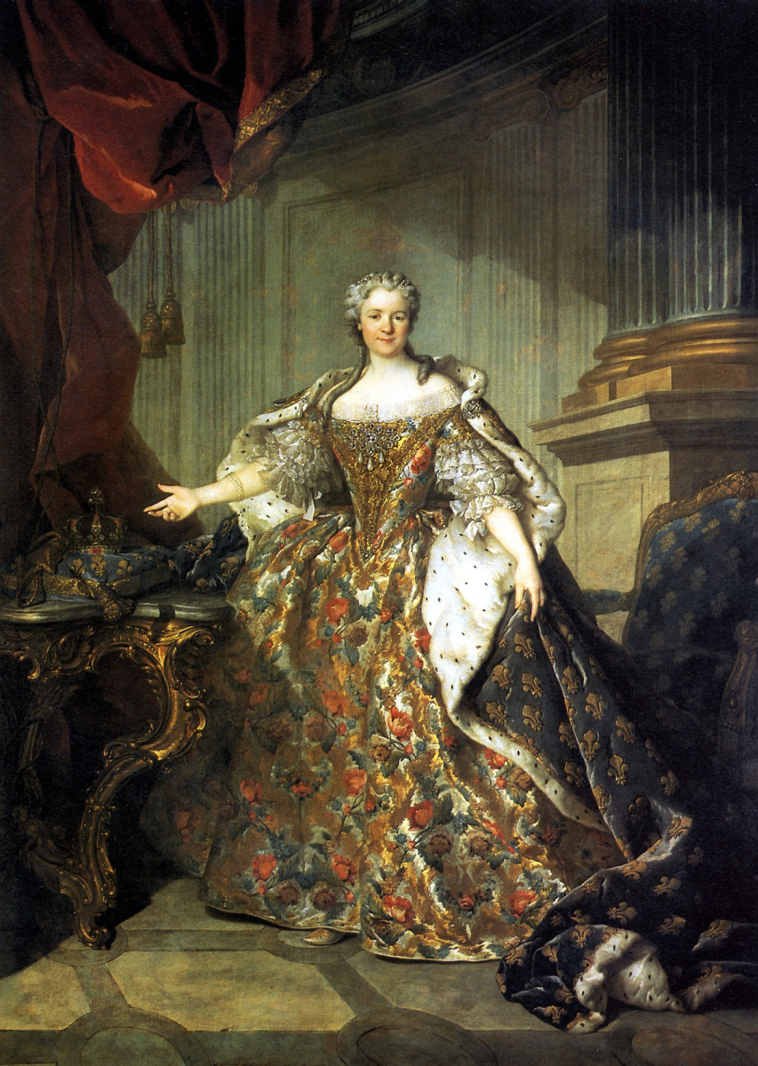 Louis Tokke. Maria Lewinska, Queen of France, wife of Louis XV