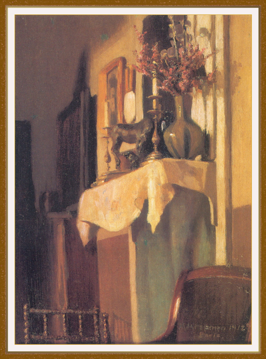 Minerva Chapman. Studio in Mantle