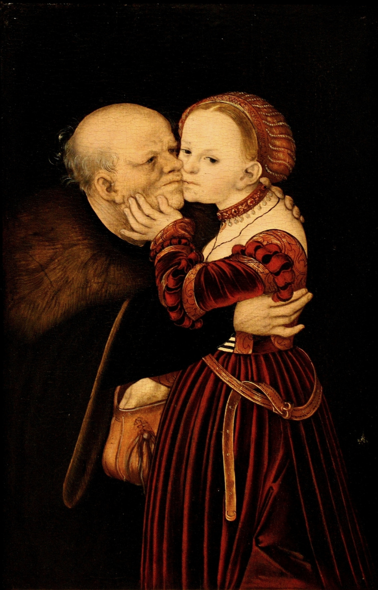 Lucas Cranach the Elder. Vecchio pazzo