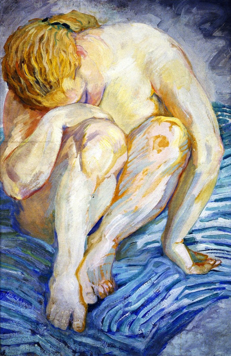 Franz Marc. Nackte Frau