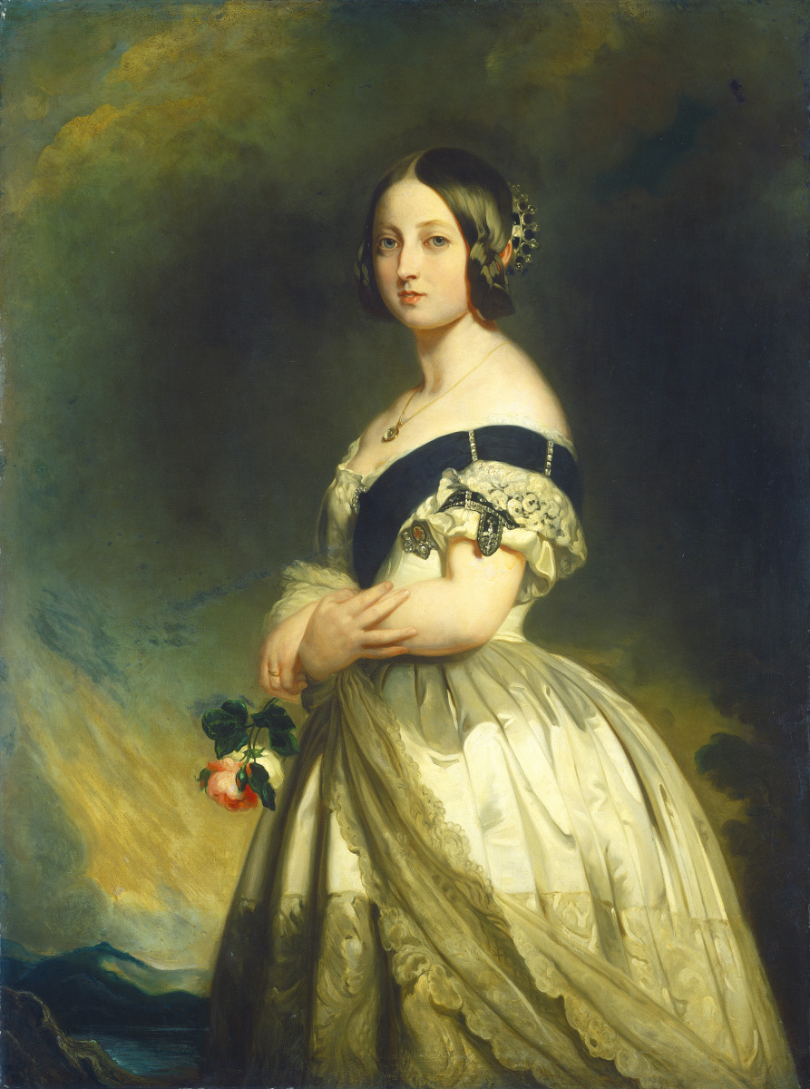 Franz Xaver Winterhalter. The young Queen Victoria