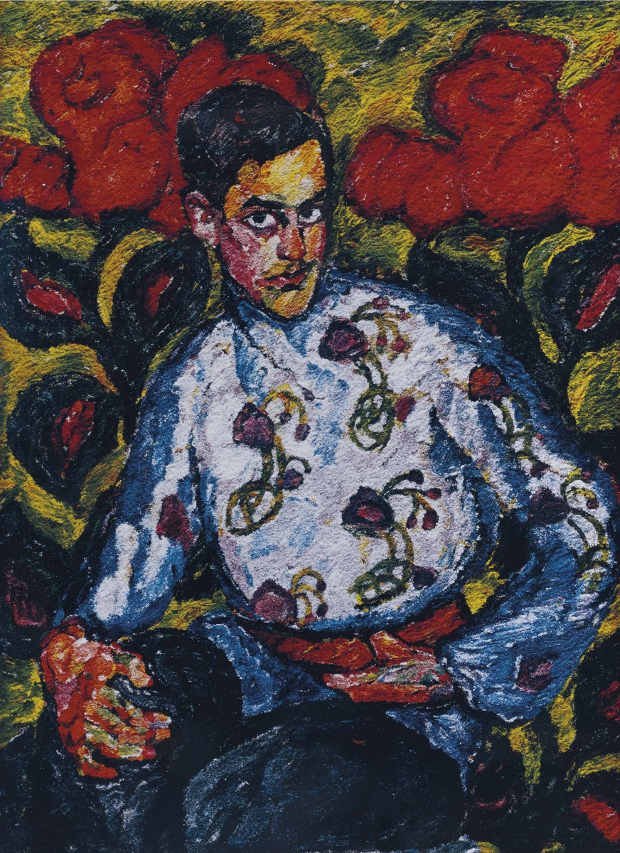 Ilya Mashkov. The boy in the painted shirt