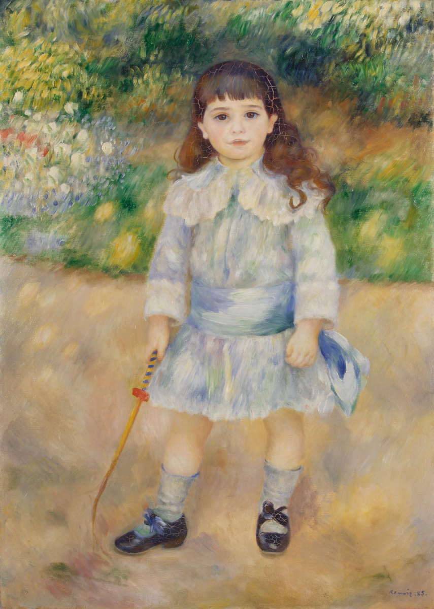 Pierre Auguste Renoir. Bebe con látigo