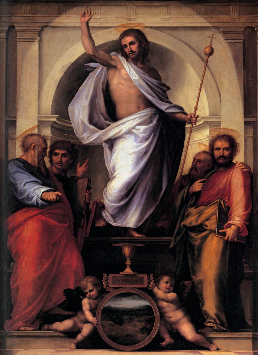 Fra Bartolomeo. Christ with the Four Evangelists