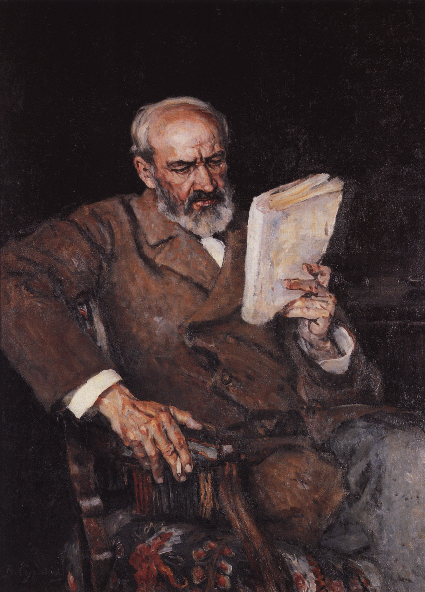 Vasily Ivanovich Surikov. Portrait of doctor A. D. yezerskyi