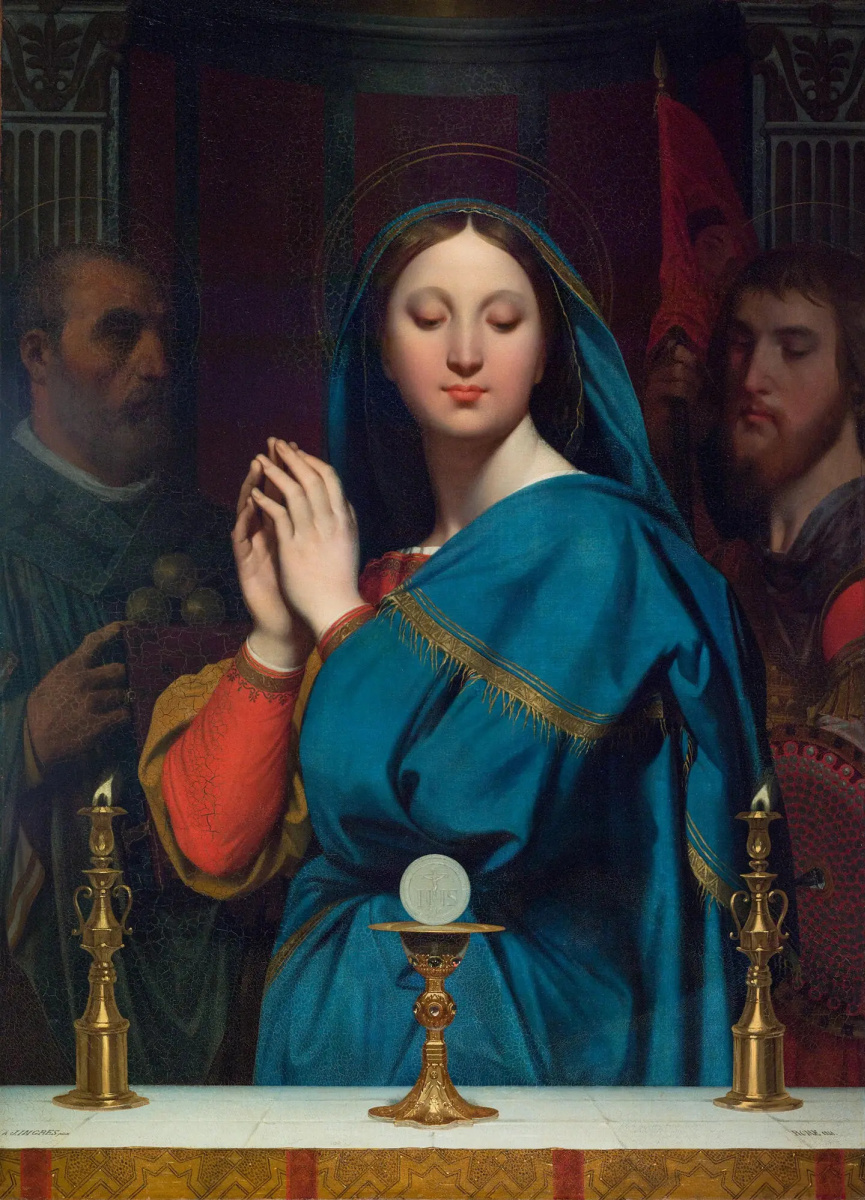 Jean Auguste Dominique Ingres. Madona s kelihom