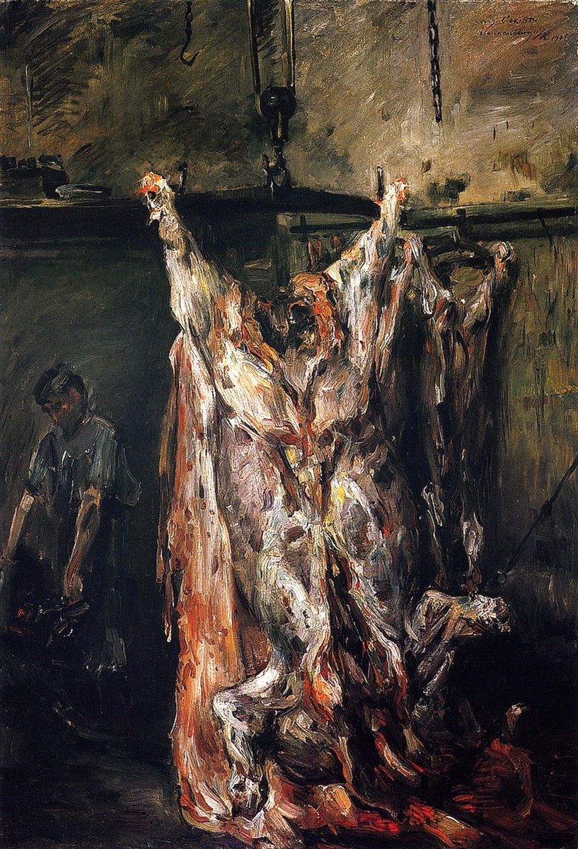 Lovis Corinth. Scored bull