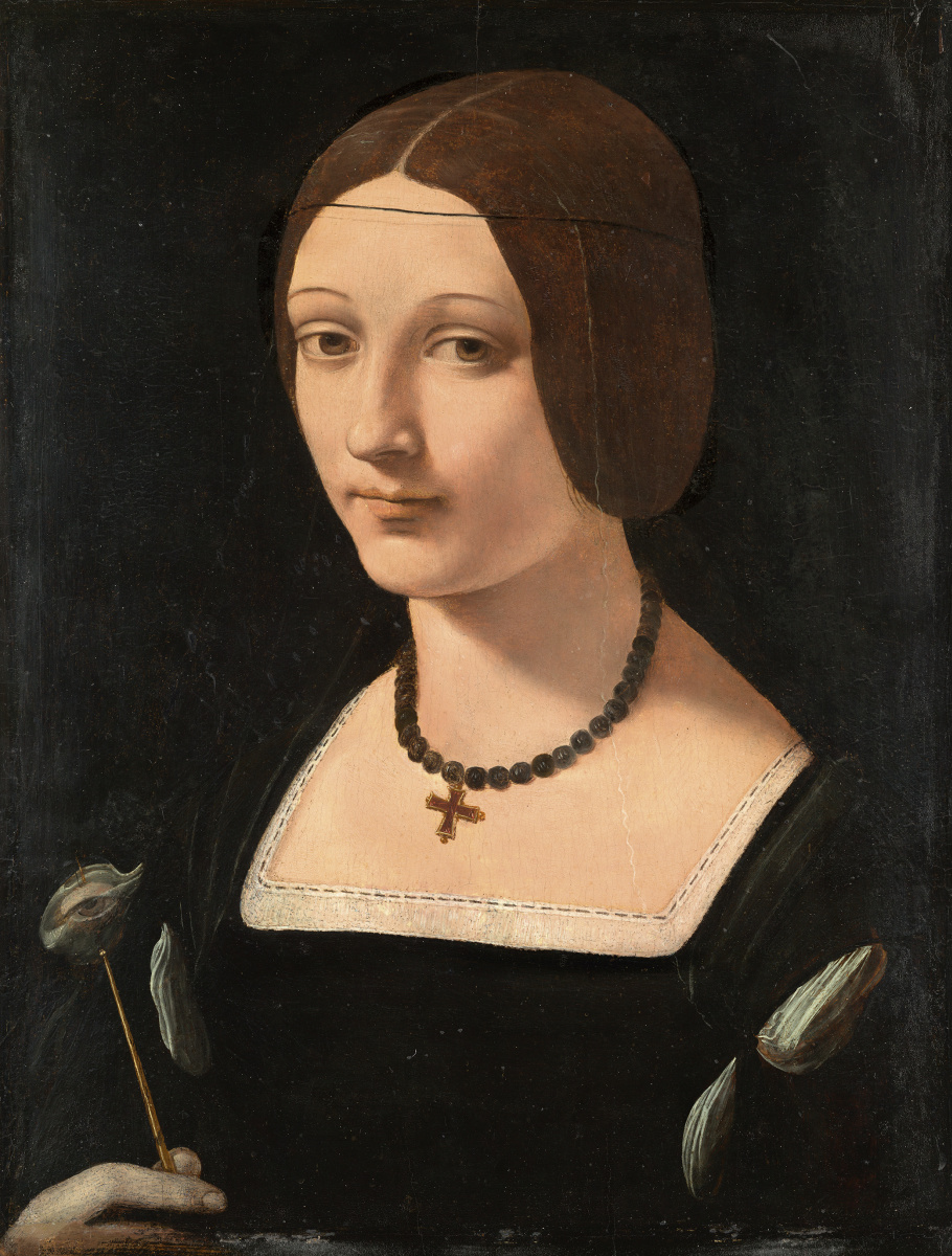 Giovanni Antonio Boltraffio. 肖像一个女人在圣卢西亚