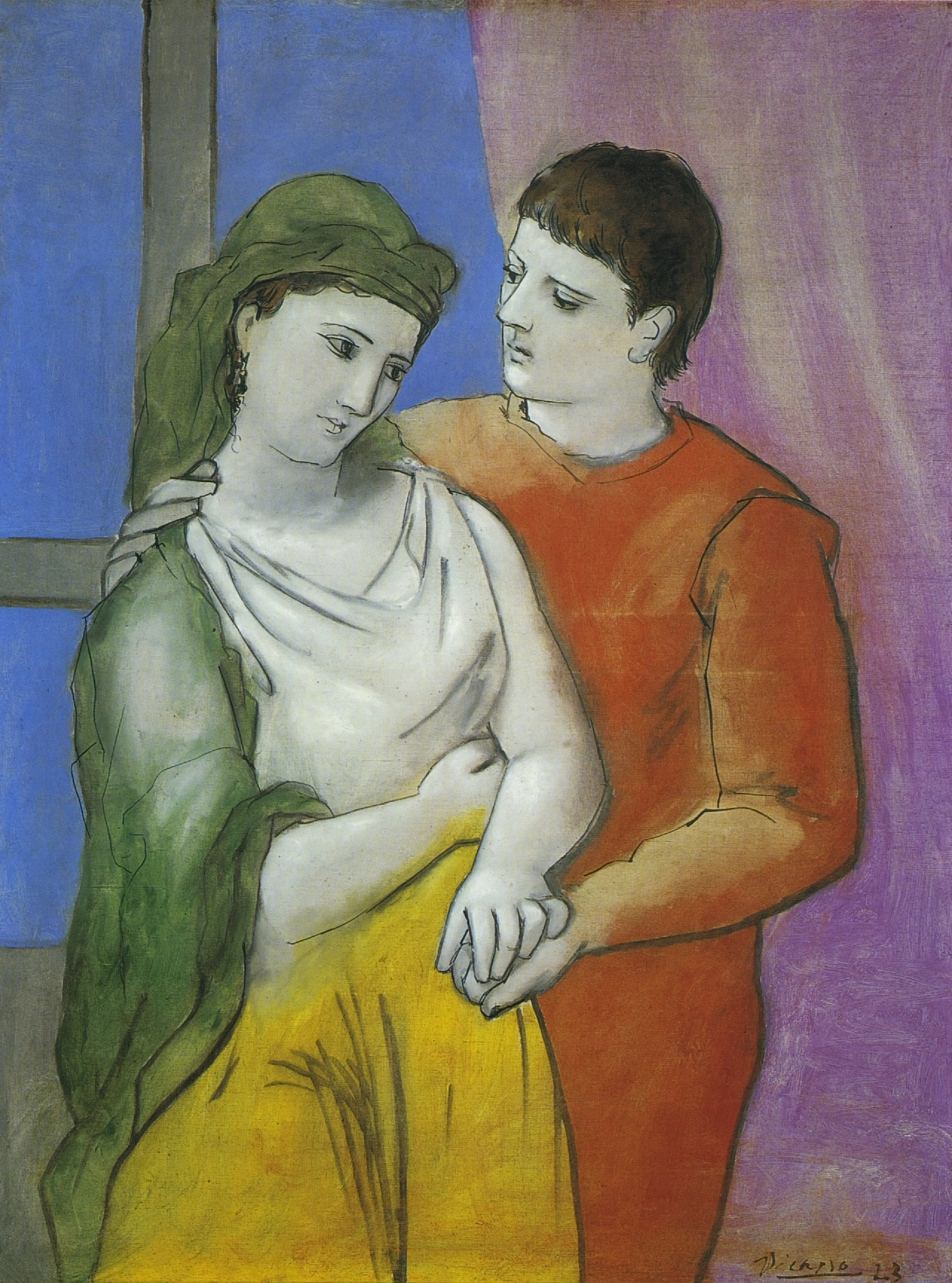 Lovers, 1923, 97×130 cm by Pablo Picasso: History, Analysis