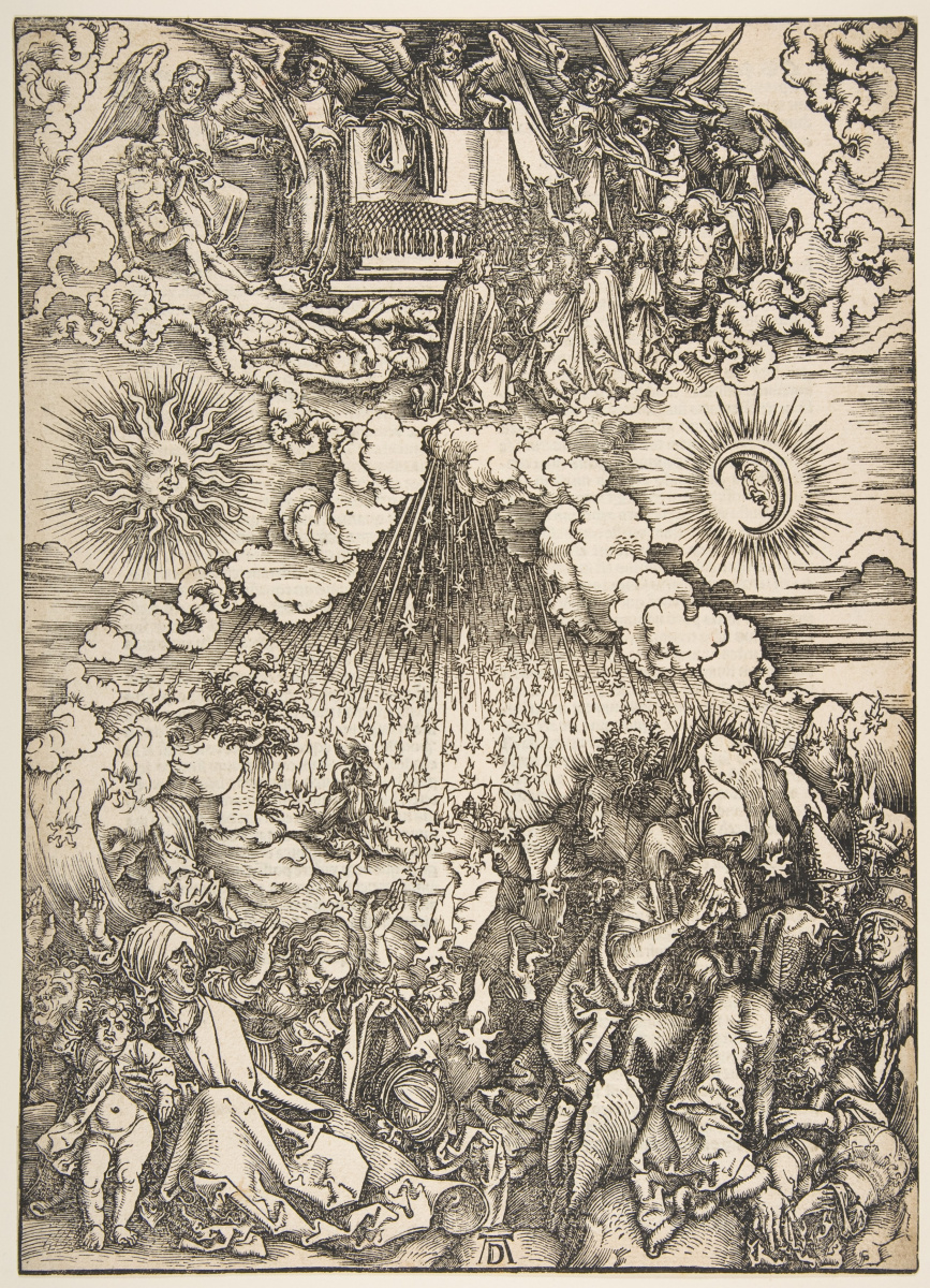 Albrecht Durer. Ouverture des cinquième et sixième sceaux