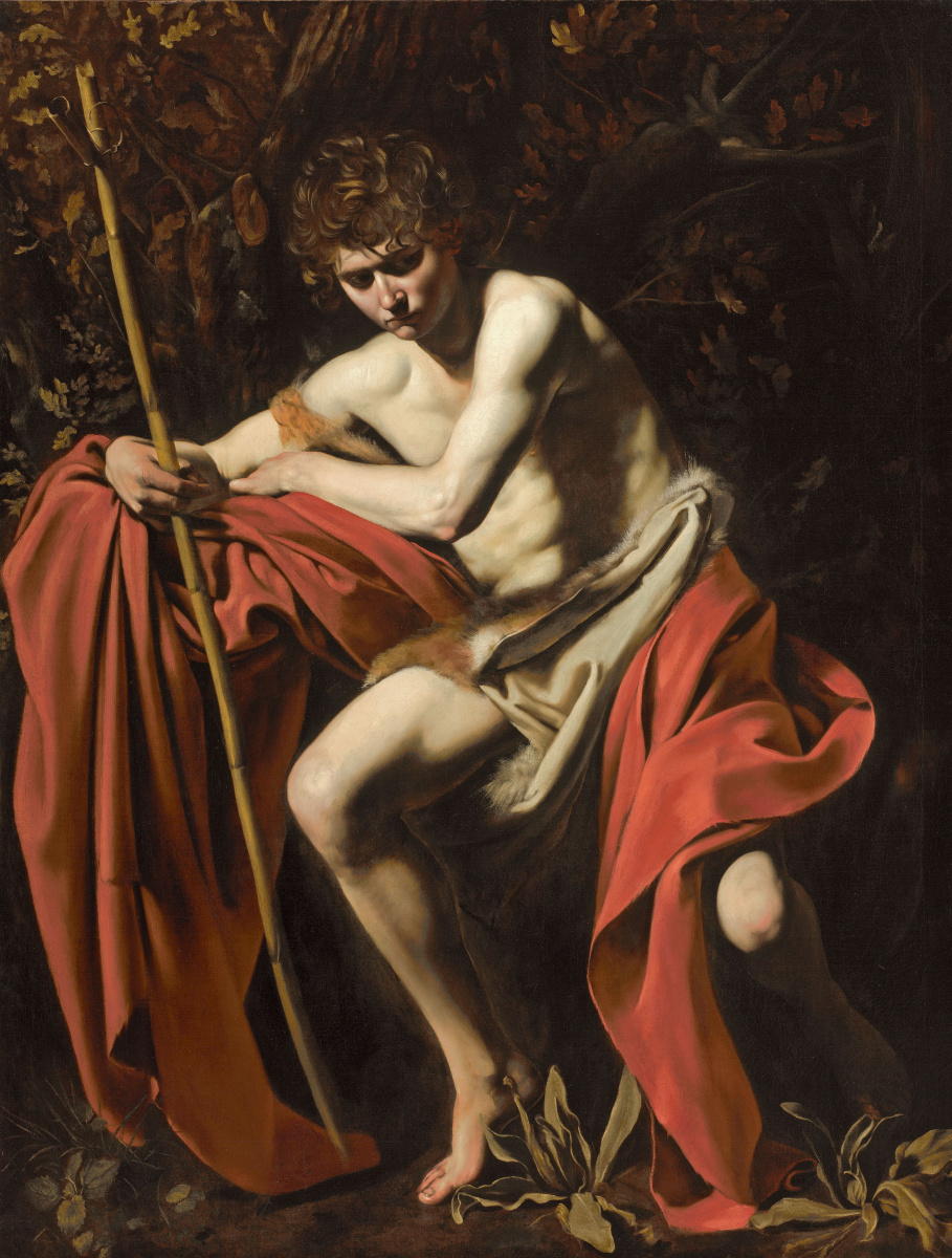 Michelangelo Merisi de Caravaggio. St. John the Baptist in the wilderness