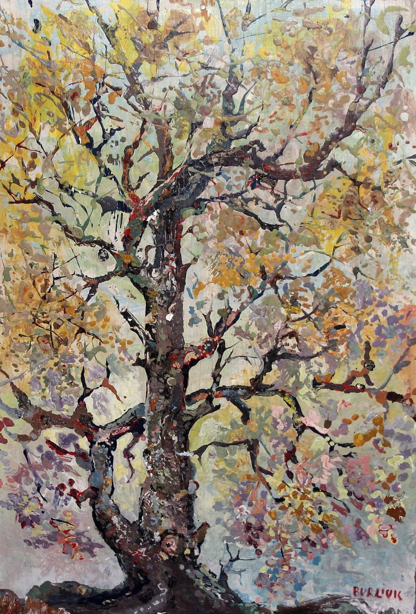 David Davidovich Burliuk. Great Tree in Autumn