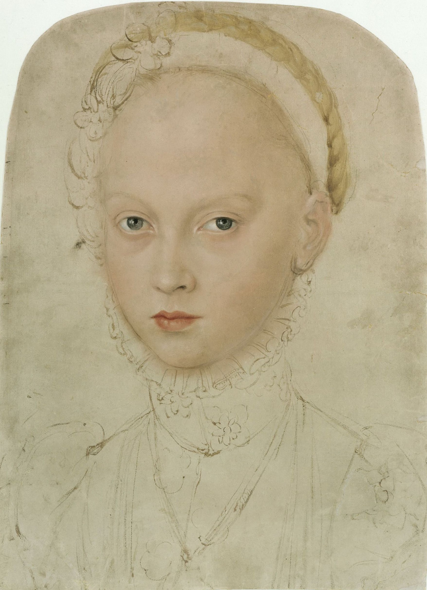 Lucas the Younger Cranach. Portrait of Princess Elizabeth of Saxony