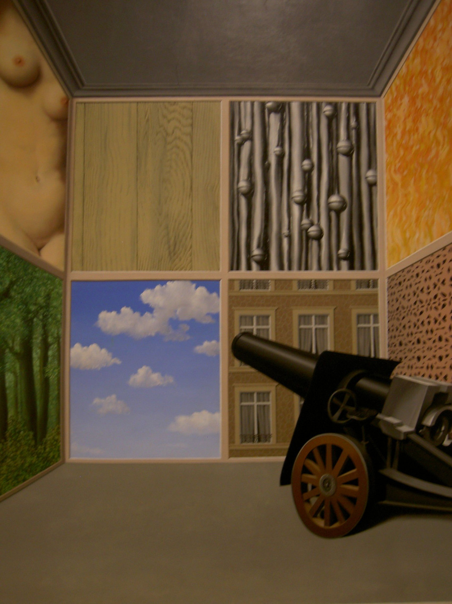 Rene Magritte. Cannon