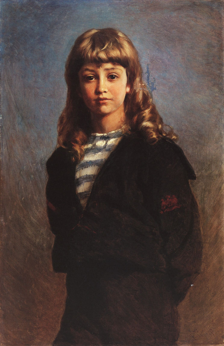 Константин Егорович Маковский. Сережа (Портрет сына в матроске)