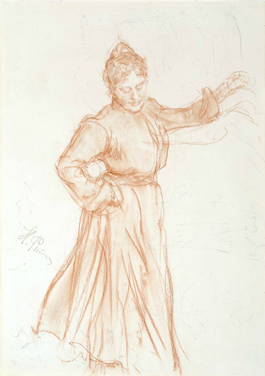 Ilya Efimovich Repin. Dancer Natalia Nordman