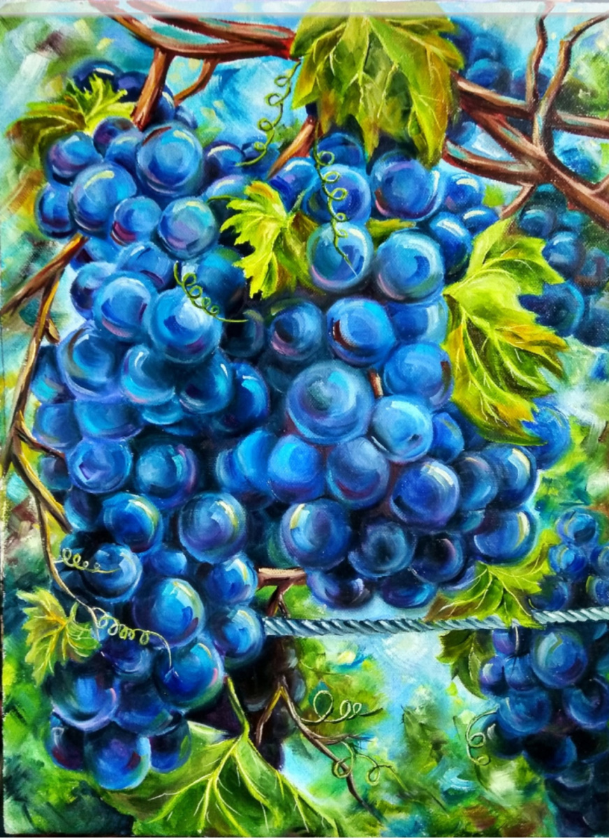 Nadezhda Anatolyevna Poleva. Grapes