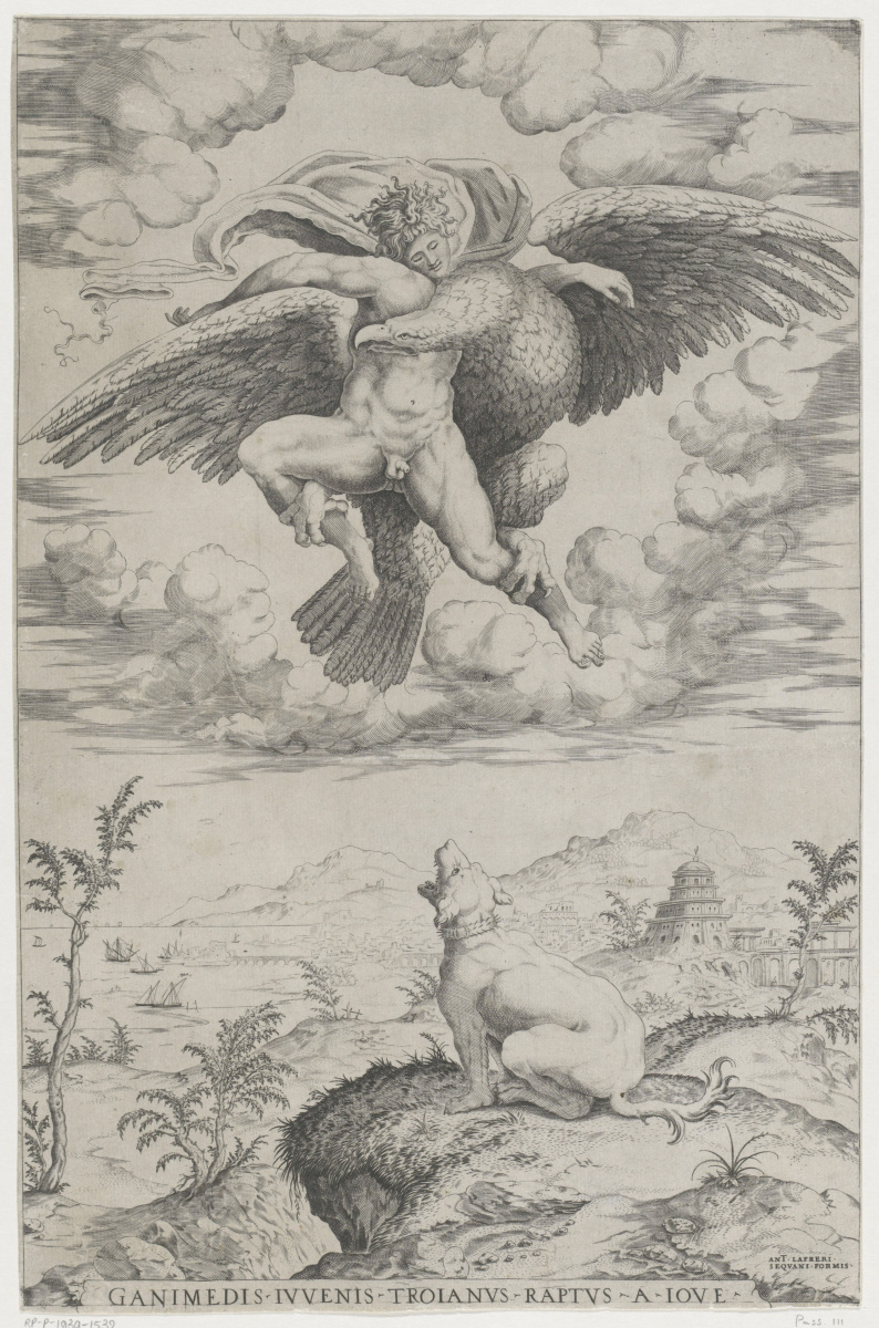 Nicolas Beatrizet. The Abduction Of Ganymede