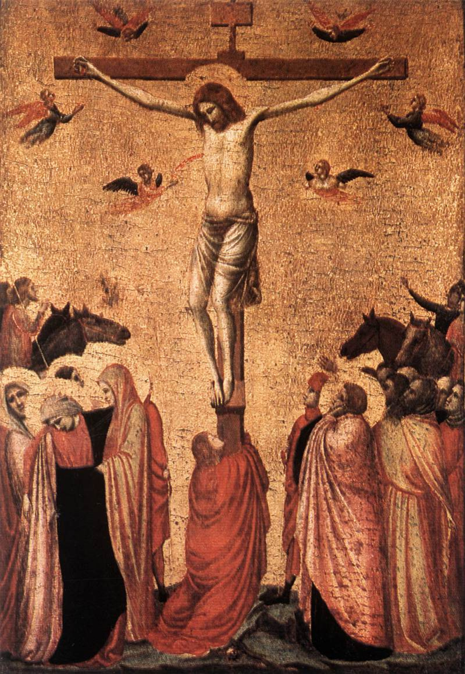The Crucifixion, 1330, 26×39 cm by Джотто ди Бондоне: History