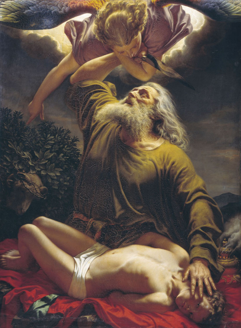 Evgraf (Gerard) Romanovich Reitern. Abraham sacrifices Isaac.