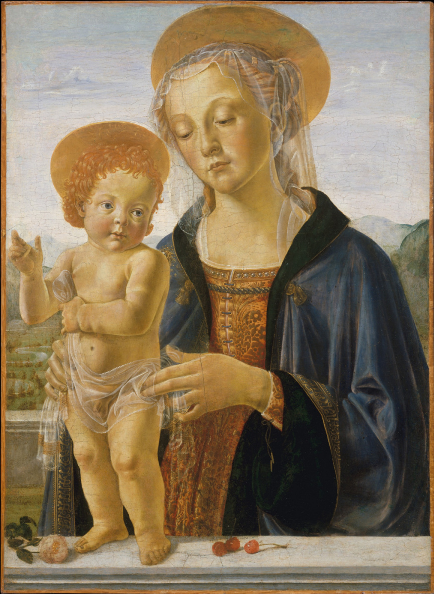 Andrea del Verrocchio. Мадонна с младенцем