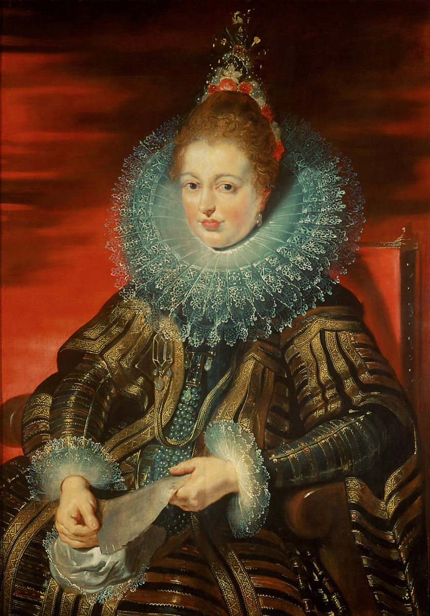 Peter Paul Rubens. Portrait of the Infanta Isabella Clara Eugenia, State-Halter of the Spanish Netherlands